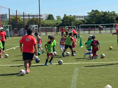 リズムハートフルサッカーの様子1