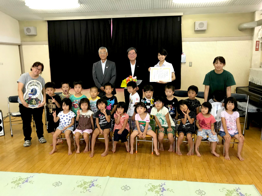 川越市より感謝状をいただきました