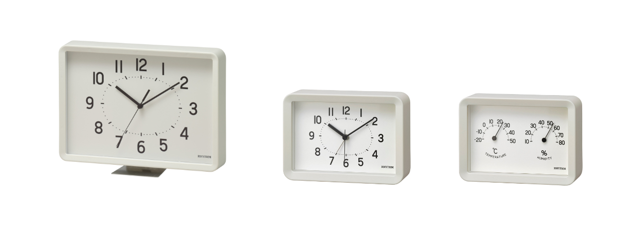 A4(クオーツ時計）・A6(クオーツめざまし時計/温湿度計）プラスチック枠セット